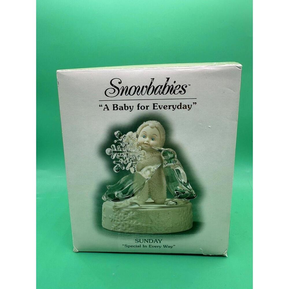 Department 56 Snowbabies "A Baby For Everyday" Sunday,Special In Every Way NIB